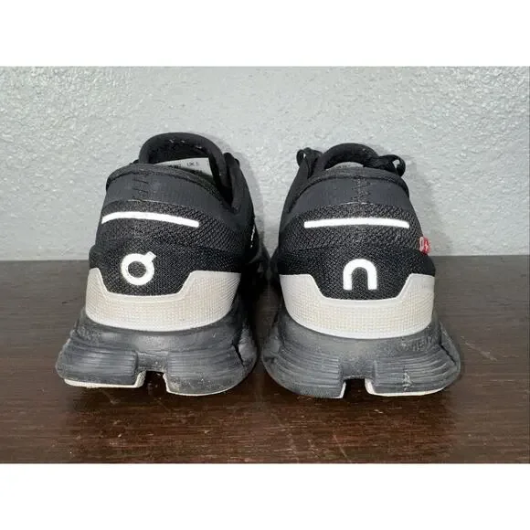 On Cloud X 3 60.98696 Black Silver Sneakers Shoes Womens Size 7 EUC - Picture 5 of 11